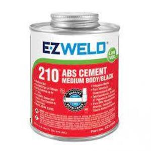 DESCRIPTION: (4) ABS CEMENT BRAND/MODEL: EZ WELD 210 RETAIL$: $5.00 EA SIZE: 8 FL OZ QTY: 4