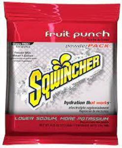 DESCRIPTION: (4) CONCENTRATE SPORTS DRINK POWDER BRAND/MODEL: SQWINCHER INFORMATION: FRUIT PUNCH RETAIL$: $8.00 EA SIZE: 23 OZ QTY: 4