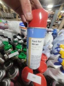 DESCRIPTION: (6) SPRAY PAINT BRAND/MODEL: CLASS C SOLUTIONS GROUP #BD1381 INFORMATION: FORD RED RETAIL$: 8.76 SIZE: 12 OZ QTY: 6