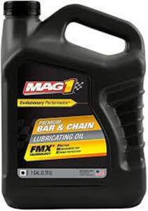 DESCRIPTION: (2) BAR AND CHAIN LUBRICATING OIL BRAND/MODEL: MAG 1 RETAIL$: $67.26 EA SIZE: 1 GALLON QTY: 2