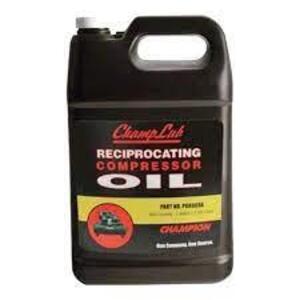 DESCRIPTION: (2) RECIPROCATING COMPRESSOR OIL BRAND/MODEL: CHAMPION #P08909A RETAIL$: $53.99 EA SIZE: 1 GALLON QTY: 2