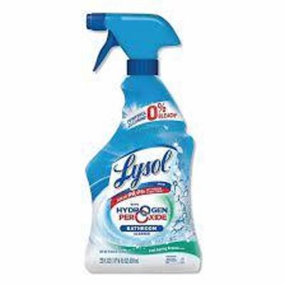 DESCRIPTION: (5) BATHROOM CLEANER BRAND/MODEL: LYSOL #38V849 RETAIL$: $36.64 TOTAL SIZE: 22 OZ QTY: 5