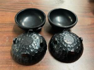 DESCRIPTION: (55) 4 OZ MOLCAJETE PLASTIC BOWLS BRAND / MODEL: MOJ-801 ADDITIONAL INFORMATION $105 RETAIL VALUE LOCATION: 7 THIS LOT IS: SOLD BY THE PI