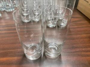 DESCRIPTION: (21) SMALL JUICE GLASSES LOCATION: 7 THIS LOT IS: SOLD BY THE PIECE QTY: 21