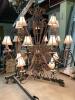 20 LIGHT "ANTIQUE BRONZE" CHANDELIER - 2