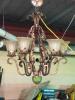 6 LIGHT BRONZE CHANDELIER - 3