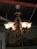 6 LIGHT BRONZE CHANDELIER - 10