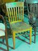 WOOD DINNING CHAIR SET - 2