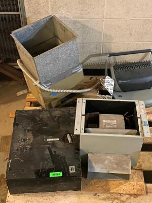 PALLET OF ASSORTED HVAC / VENTILATION / DUCT PIECES