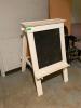 (4) - PC. CHALK/WHITE BOARD AISEL AND CHAIR SET - 3