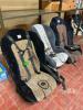 ASSORTED CHILDRENS CAR SEATS AS SHOWN - 3