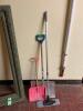 ASSORTED SHOVELS AND CLEANING TOOL AS SHOWN - 2