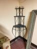 18" X 64" DECORATIVE CORNER SHELVING UNIT - 3