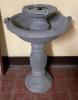 32" X 20" OUTDOOR DECORATIVE BIRD BATH