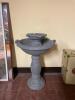 32" X 20" OUTDOOR DECORATIVE BIRD BATH - 2