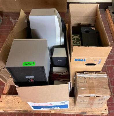 PALLET OF ASSORTED AUDIO EQUIPMENT