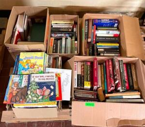 PALLET OF VARIOUS BOOKS (SEE PHOTOS)