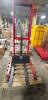 DESCRIPTION: (1) MANUAL STRADDLE STACKER BRAND/MODEL: DAYTON 2MPT8 RETAIL$: $1,594.07 SIZE: 1000 LB CAP. QTY: 1 - 2