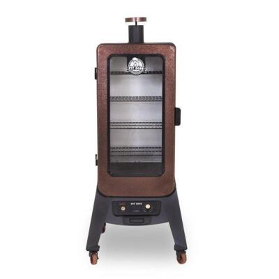 DESCRIPTION: (1) PIT BOSS COPPERHEAD 3 SERIES VERTICAL PELLET SMOKER BRAND/MODEL: PIT BOSS PBV3PW1 RETAIL$: $650.00 SIZE: 901 SQ. IN CAP QTY: 1