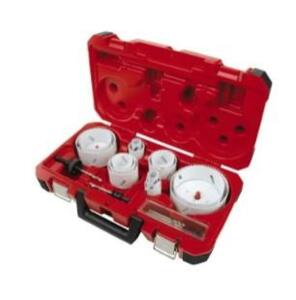 DESCRIPTION: (1) MASTER ELECTRICIANS HOLE SAW KIT BRAND/MODEL: MILWAUKEE/49-22-4105 INFORMATION: BI-METAL/19-PIECES RETAIL$: $282.96 SIZE: 3/4" TO 4-3