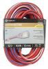 DESCRIPTION: (1) OUTDOOR EXTENSION POWER CORD BRAND/MODEL: SOUTHWIRE/2549SWUSA1 INFORMATION: RED, WHITE & BLUE/WITH POWER LIGHT RETAIL$: $61.78 SIZE: