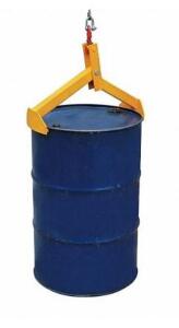 DESCRIPTION: (1) DRUM LIFTER BRAND/MODEL: GRAINGER/21VG36 INFORMATION: YELLOW/CAPACITY: 1,000 LBS RETAIL$: $205.92 SIZE: 24"L X 16-1/8"H X 9-1/16"W QT