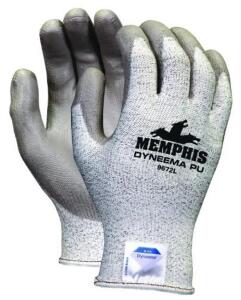 DESCRIPTION: (2) PACKS OF (12) COATED GLOVES BRAND/MODEL: MEMPHIS GLOVES/9672XS INFORMATION: GRAY/PALM & FINGER COATED RETAIL$: 15.00 PER PK OF 12 SIZ