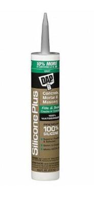 DESCRIPTION: (12) CONCRETE & MASONRY SEALANT BRAND/MODEL: DAP/8675 INFORMATION: GRAY/SILICONE RETAIL$: 11.90 EACH SIZE: 10.8 OZ. QTY: 12