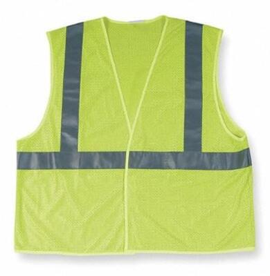 DESCRIPTION: (11) HI VISIBILITY VEST BRAND/MODEL: CONDOR/2RE36 INFORMATION: LIME & SILVER/CLASS 2 RETAIL$: 17.80 EACH SIZE: XL QTY: 11