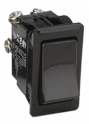 DESCRIPTION: (2) PACKS OF (25) ROCKER SWITCH BRAND/MODEL: POWER FIRST/2VLR3 INFORMATION: BLACK/TERMINAL: SCREW RETAIL$: 260.50 PER PK OF 25 SIZE: 0.83