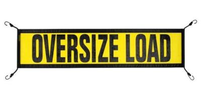 DESCRIPTION: (3) ESCORT OVERSIZE LOAD SIGN BRAND/MODEL: JJ KELLER & ASSOCIATE/8597 INFORMATION: YELLOW & BLACK RETAIL$: 29.95 EACH SIZE: 84" X 18" QTY