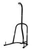 DESCRIPTION: (1) HEAVY BAG STAND BRAND/MODEL: EVERLAST/4812BDTC INFORMATION: BLACK/FLAT TUBE BASE RETAIL$: $129.99 SIZE: 57"L X 47.6"W X 84"H QTY: 1