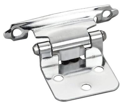 DESCRIPTION: (10) PACKS OF (2) SEMI-CONCEALED HINGES BRAND/MODEL: MEDALIST/C322-26 INFORMATION: BRIGHT CHROME RETAIL$: 55.00 PER LOT QTY: 10