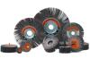 DESCRIPTION: (2) PACKS OF (10) MOUNTED FLAP WHEEL BRAND/MODEL: STANDARD ABRASIVES/623408 INFORMATION: GRIT: 120/BROWN RETAIL$: 163.50 PER PK OF 10 SIZ