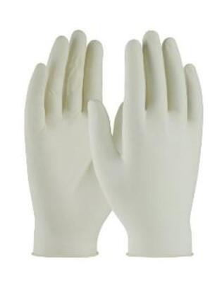 DESCRIPTION: (5) PACKS OF (100) DISPOSABLE GLOVES BRAND/MODEL: PIP AMBI-DEX/62-323PF INFORMATION: WHITE/POWDER FREE RETAIL$: 19.00 PER PK OF 100 SIZE: