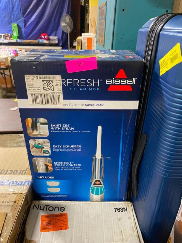 DESCRIPTION (1) SCRUBBING & SANITIZING STEAM MOP BRAND/MODEL BISSELL