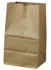 DESCRIPTION: (1) PACK OF (500) KRAFT PAPER BAGS BRAND/MODEL: DURO/18421 INFORMATION: BROWN/LOAD CAPACITY: 40 LBS RETAIL$: 51.20 PER PK OF 500 SIZE: 8-