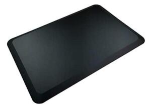 DESCRIPTION: (1) ANTI-FATIGUE FLOOR MAT INFORMATION: BLACK/SEE FOR INSPECTION RETAIL$: $38.75 QTY: 1