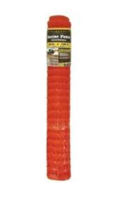 DESCRIPTION: (1) BARRIER FENCE BRAND/MODEL: MAT-MEND/600078 INFORMATION: ORANGE/POLYPROPYLENE MESH RETAIL$: $64.89 SIZE: 4' X 100' QTY: 1