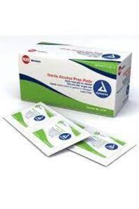 DESCRIPTION: (4) BOXES OF STERILE ALCOHOL PADS BOXES BRAND/MODEL: DYNAREX RETAIL$: $38.68 SIZE: 100 PADS PER BOX QTY: 4