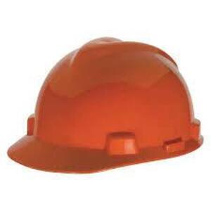 DESCRIPTION: (20) SLOTTED HARD HAT BRAND/MODEL: MSA #4441168 INFORMATION: ORANGE RETAIL$: $12.16 EA QTY: 20