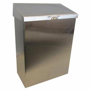 DESCRIPTION: (2) WASTE RECEPTACLE BRAND/MODEL: HOSPECO #391T99 INFORMATION: STAINLESS RETAIL$: $115.64 EA QTY: 2