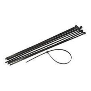 DESCRIPTION: (10) PACKS OF (10) HEAVY DUTY CABLE TIES BRAND/MODEL: STOREHOUSE INFORMATION: BLACK RETAIL$: $20.70 EA SIZE: 24" QTY: 10