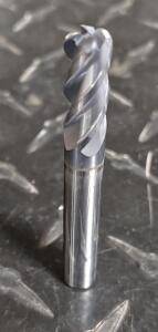 DESCRIPTION: (2) 4 FL SOLID CARBIDE BALL END MILLS BRAND/MODEL: ISCAR ECKI312H.625-4C312CFR.09 RETAIL$: $ 79.99 EA SIZE: 5/8" QTY: 2