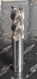 DESCRIPTION: (1)SOLID CARBIDE CORNER RADIUS END MILL BRAND/MODEL: CCT CNMG120408-GM JT4115 RETAIL$: $92.76 SIZE: 1/2" DIAM 0.03" C' RAD QTY: 1