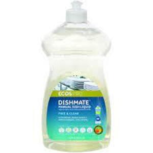 DESCRIPTION: (6) MANUAL DISHWASHING LIQUID SOAP BRAND/MODEL: ECOS DISHMATE RETAIL$: $20.00 TOTAL SIZE: 25 OZ QTY: 6