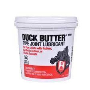 DESCRIPTION: (2) PIPE JOINT LUBRICANT BRAND/MODEL: DUCK BUTTER RETAIL$: $11.97 EA SIZE: 2 LB QTY: 2