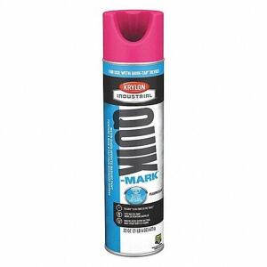 DESCRIPTION: (6) INVERTED MARKING PAINT BRAND/MODEL: KRYLON INDUSTRIAL #54YL71 INFORMATION: PINK RETAIL$: $12.57 EA SIZE: 25 OZ QTY: 6