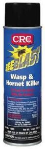 DESCRIPTION: (6) WASP AND HORNET SPRAY BRAND/MODEL: CRC BEE BLAST RETAIL$: $8.16 EA SIZE: 20 OZ QTY: 6