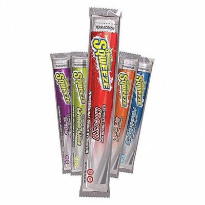 DESCRIPTION: (4) PACKS OF (10) FREEZER POPS BRAND/MODEL: SQWINCHER #1UFK7 INFORMATION: 5 FLAVORS RETAIL$: $5.00 EA QTY: 4